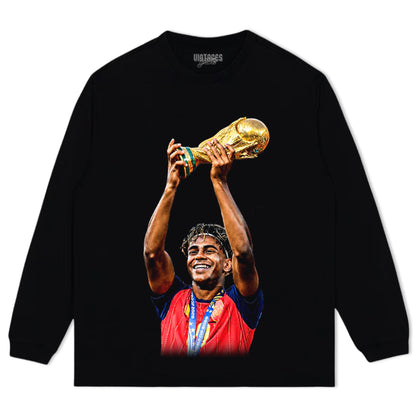 LAMINE YAMAL - CROWNED TANK TOP & TEE & LONG SLEEVE & LAYERED LS & HOODIE