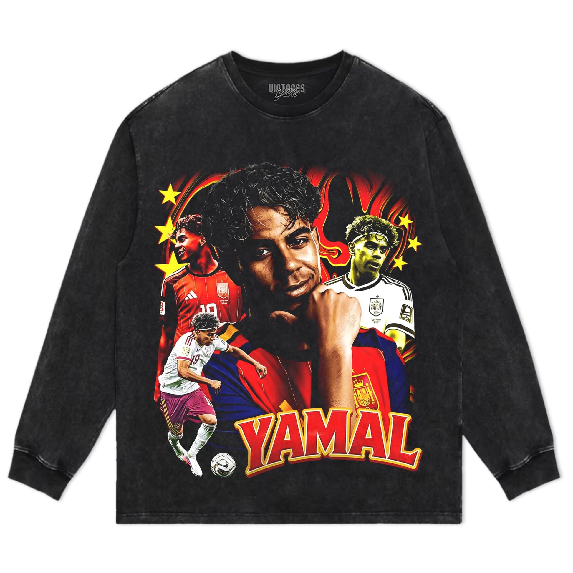 LAMINE YAMAL 2026 VINTAGE TANK TOP & TEE & LONG SLEEVE & LAYERED LS & HOODIE