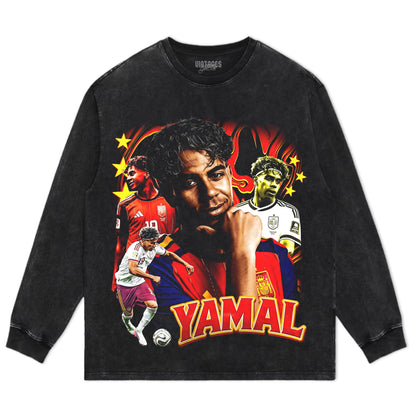 LAMINE YAMAL 2026 VINTAGE TANK TOP & TEE & LONG SLEEVE & LAYERED LS & HOODIE