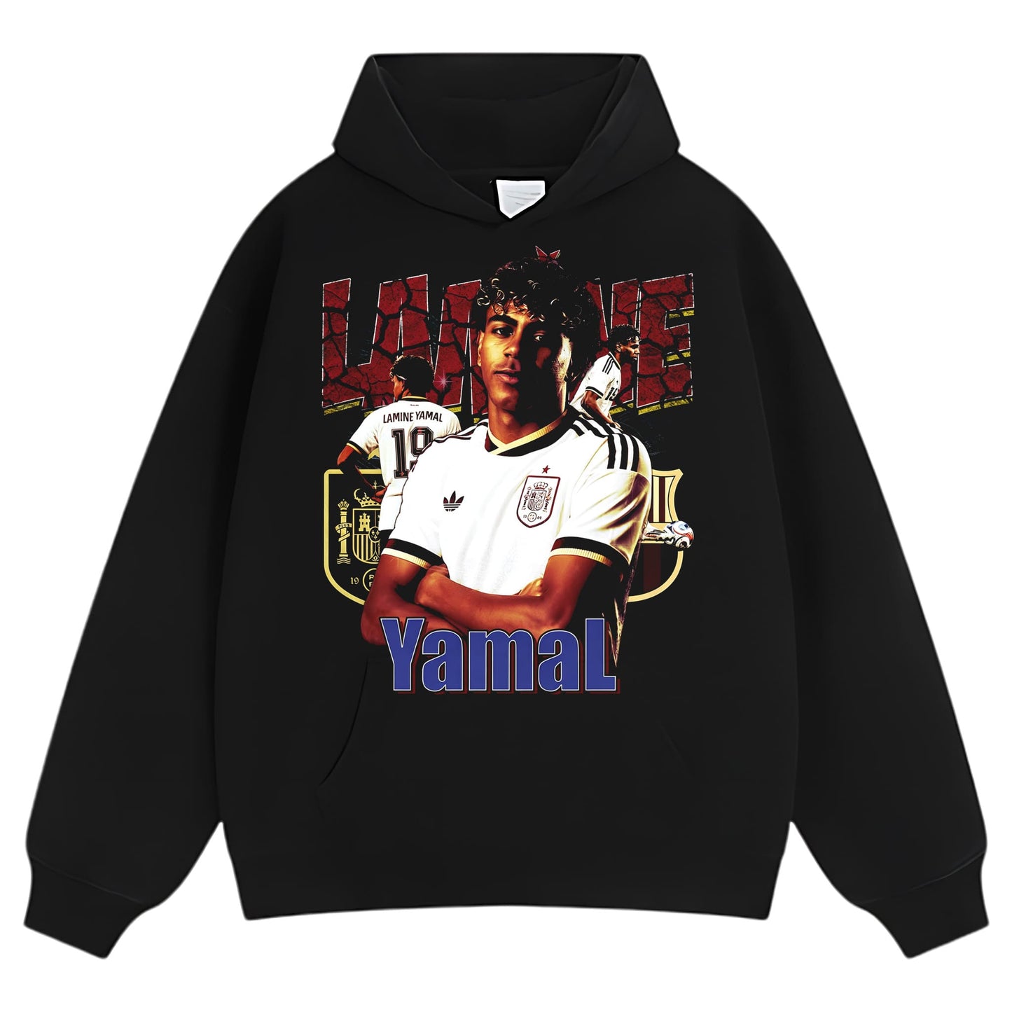 LAMINE YAMAL 2026 VINTAGE V4 TANK TOP & TEE & LONG SLEEVE & LAYERED LS & HOODIE