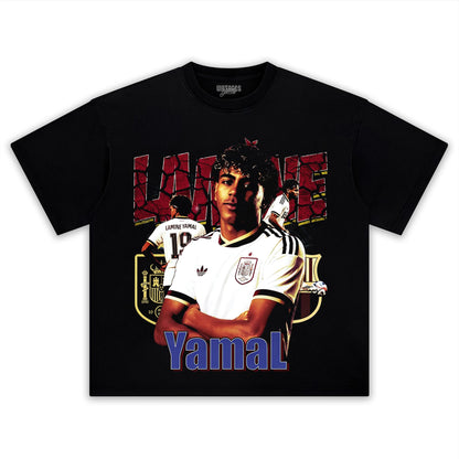 LAMINE YAMAL 2026 VINTAGE V4 TANK TOP & TEE & LONG SLEEVE & LAYERED LS & HOODIE