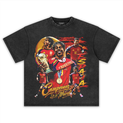 SPAIN - WC '26 CHAMPS V3 TANK TOP & TEE & LONG SLEEVE & LAYERED LS & HOODIE