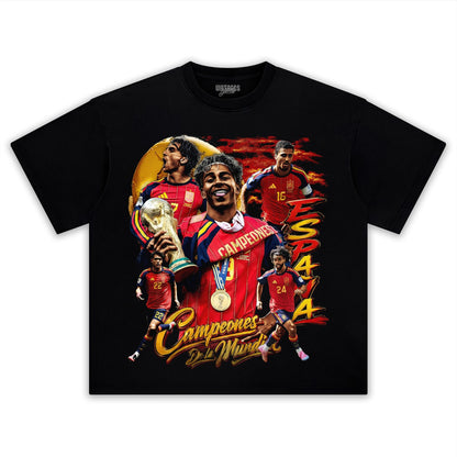 SPAIN - WC '26 CHAMPS V3 TANK TOP & TEE & LONG SLEEVE & LAYERED LS & HOODIE