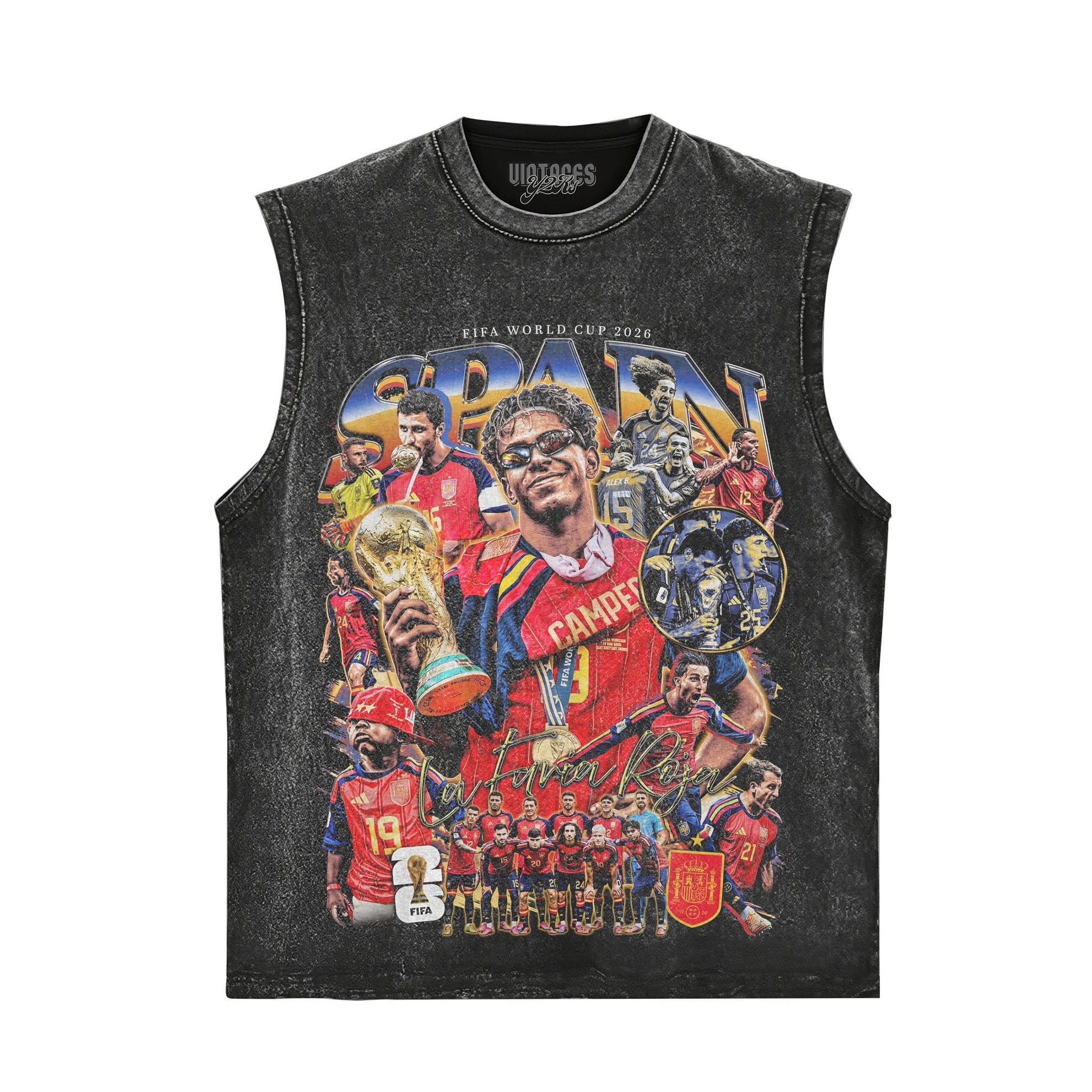 SPAIN - WC '26 CHAMPS V7 TANK TOP & TEE & LONG SLEEVE & LAYERED LS & HOODIE