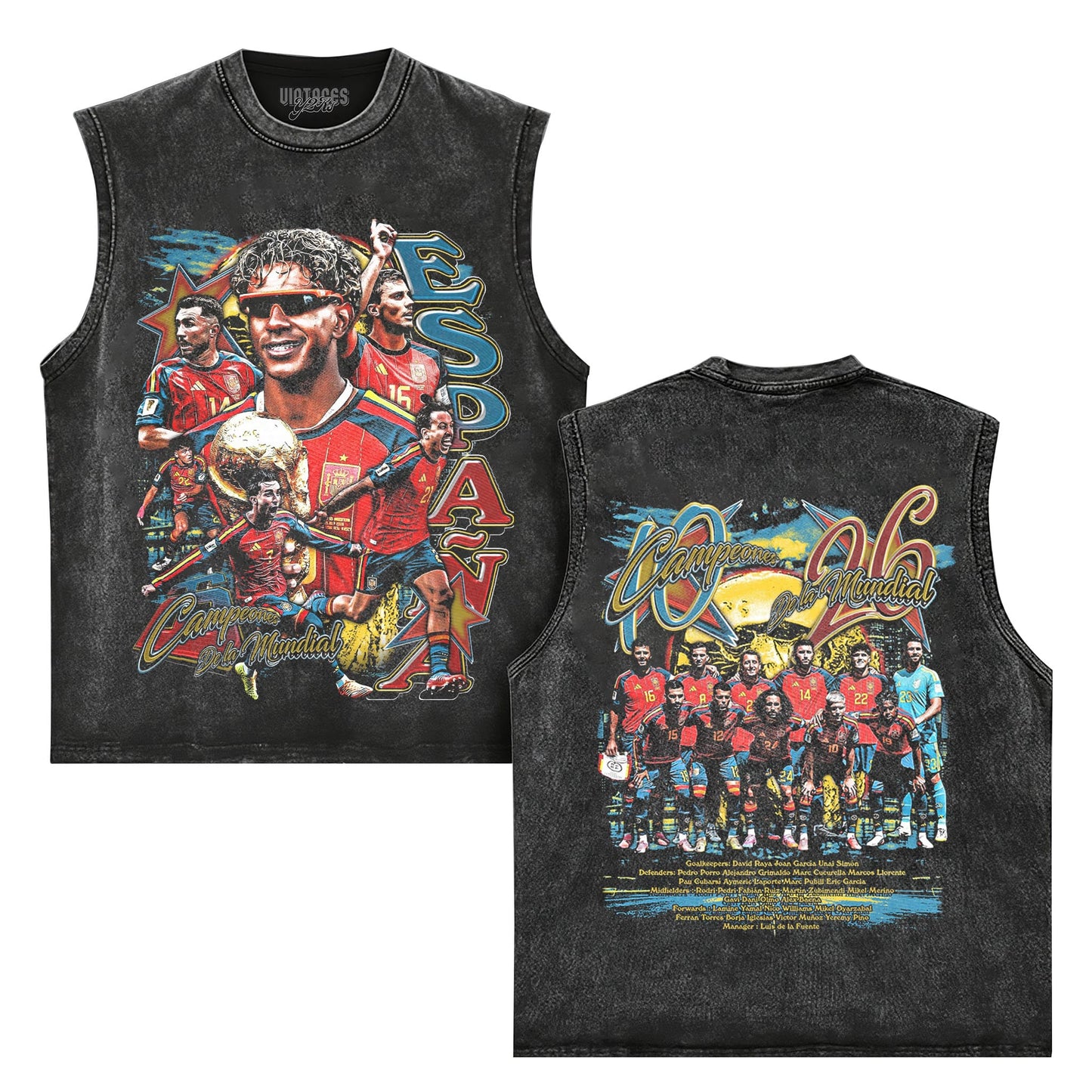 SPANISH CHAMPIONS V2 TANK TOP & TEE